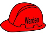 Warden's hard hat.